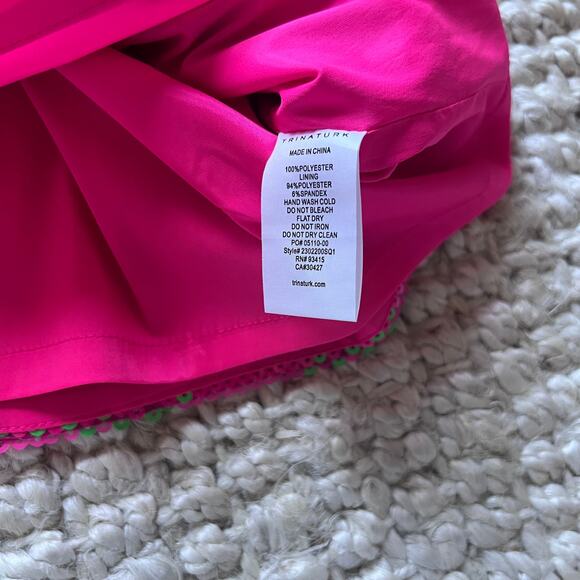 Trina Turk Rico Sequin Mini Skirt Sz 4 - Picture 3 of 7